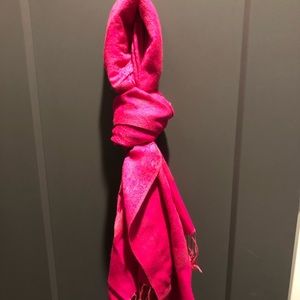 Pink scarf
